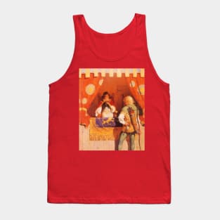 Vintage Fairy Tales, Robin Hood Meets Maid Marian by NC Wyeth Tank Top